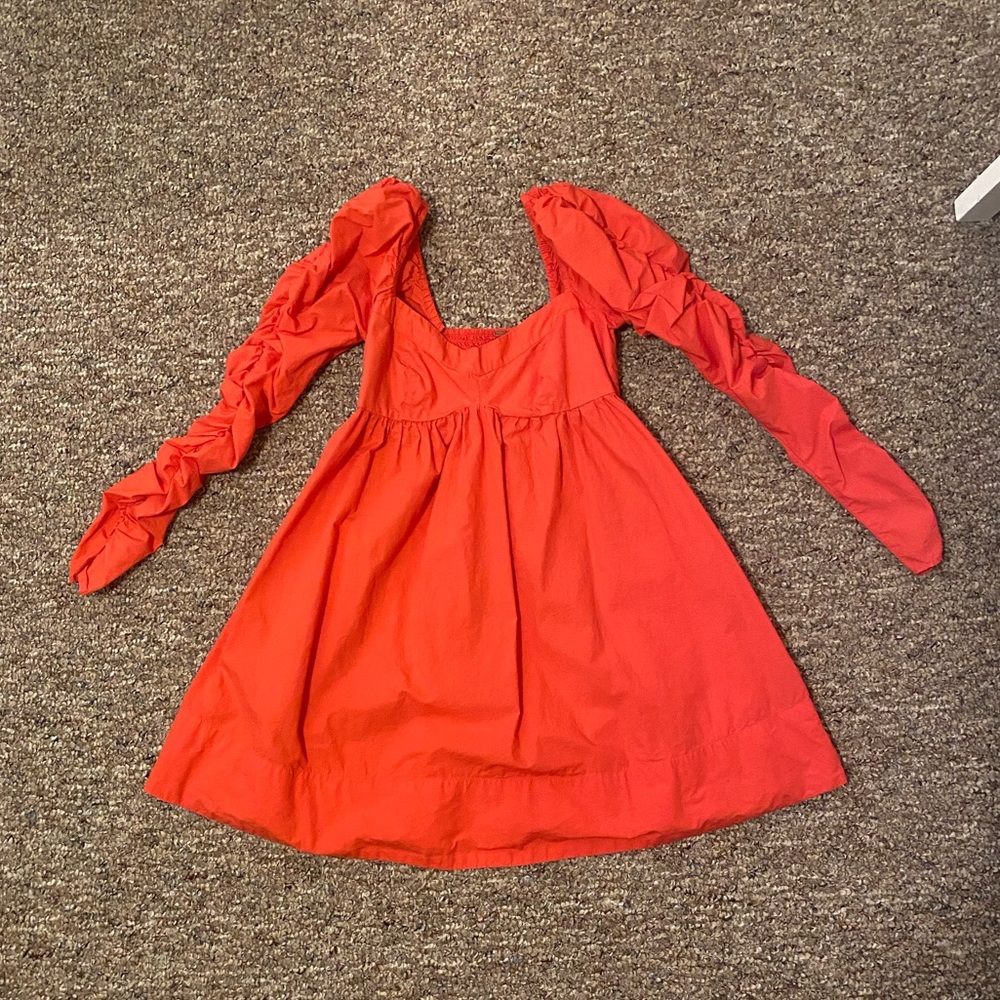 Free People Puff Sleeve Dress